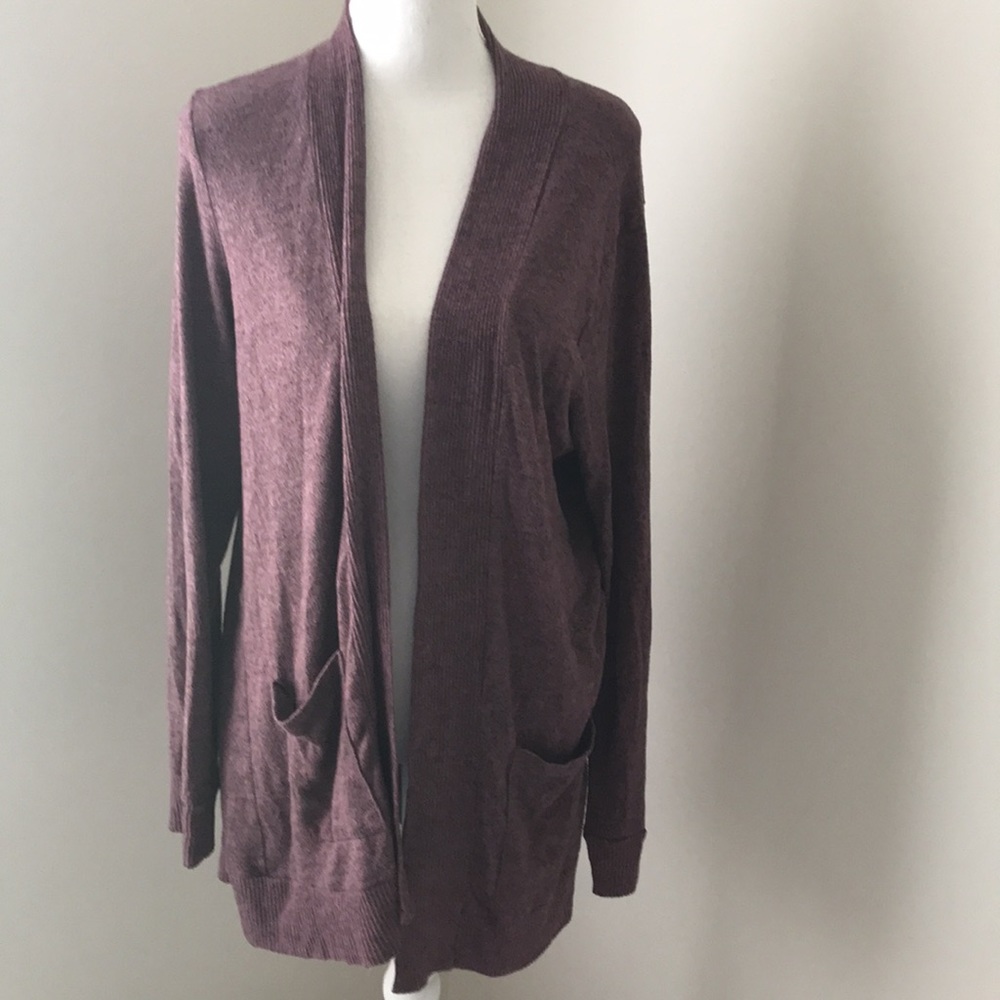 Papermoon Open Front Slouch Cozy Cardigan M/L